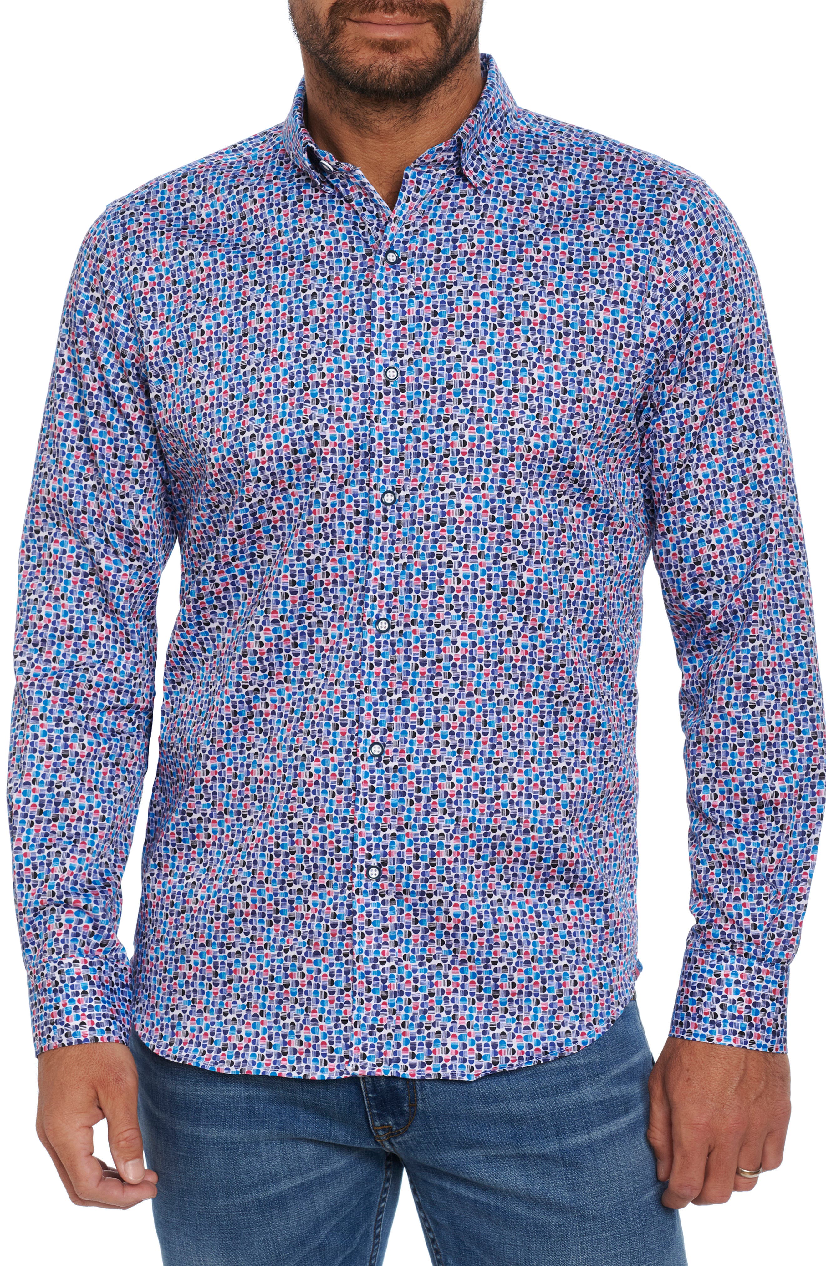 Robert Graham Stunning Octopus Printed Embroidered Shirt NEW XS M L XL